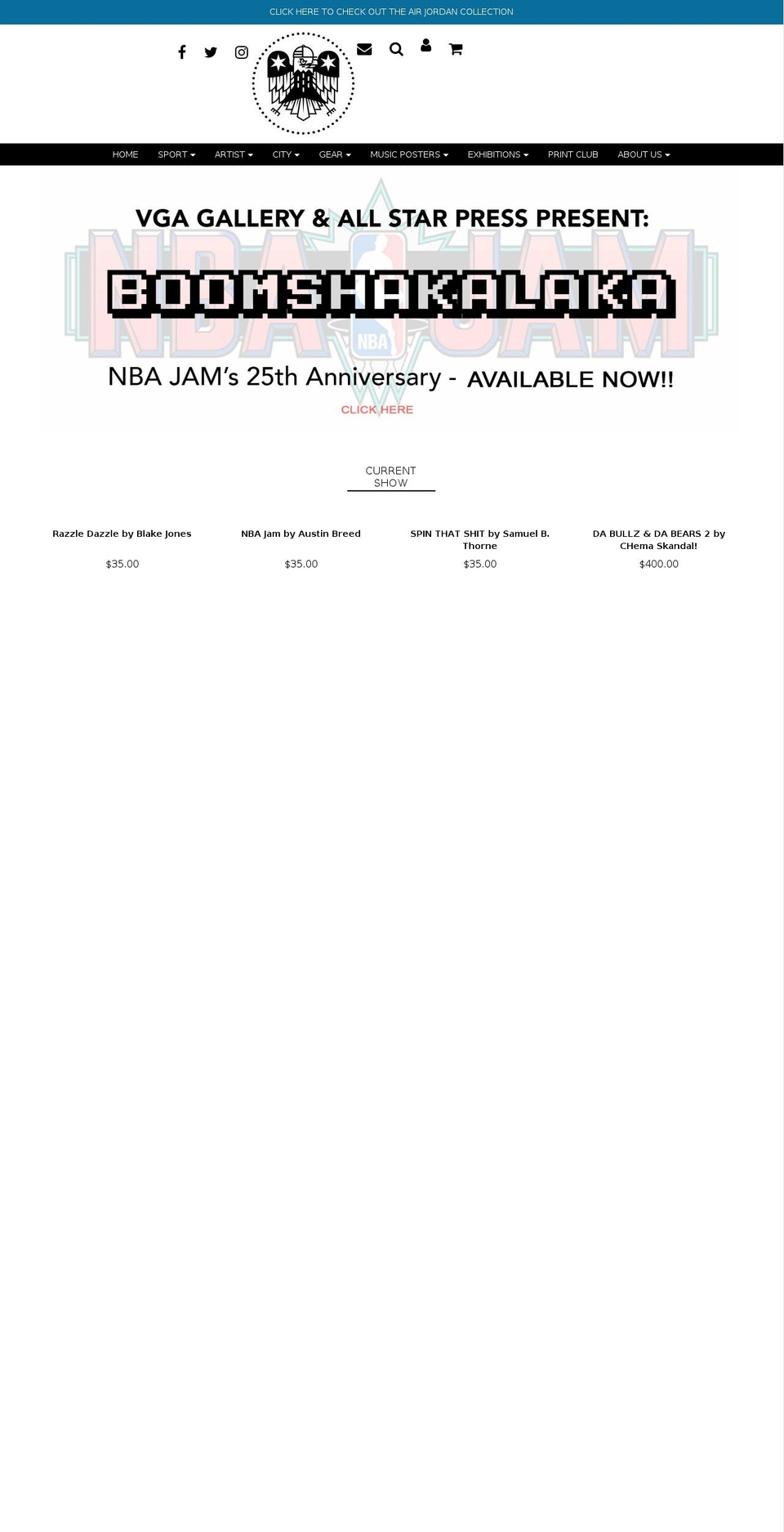 allstarpresschicago.com shopify website screenshot