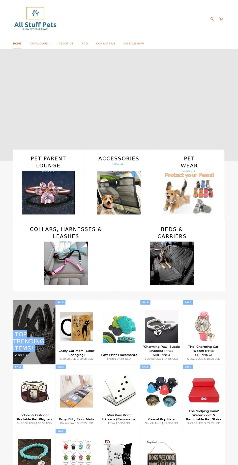 allstuffpets.com — Shopify storefront screenshot