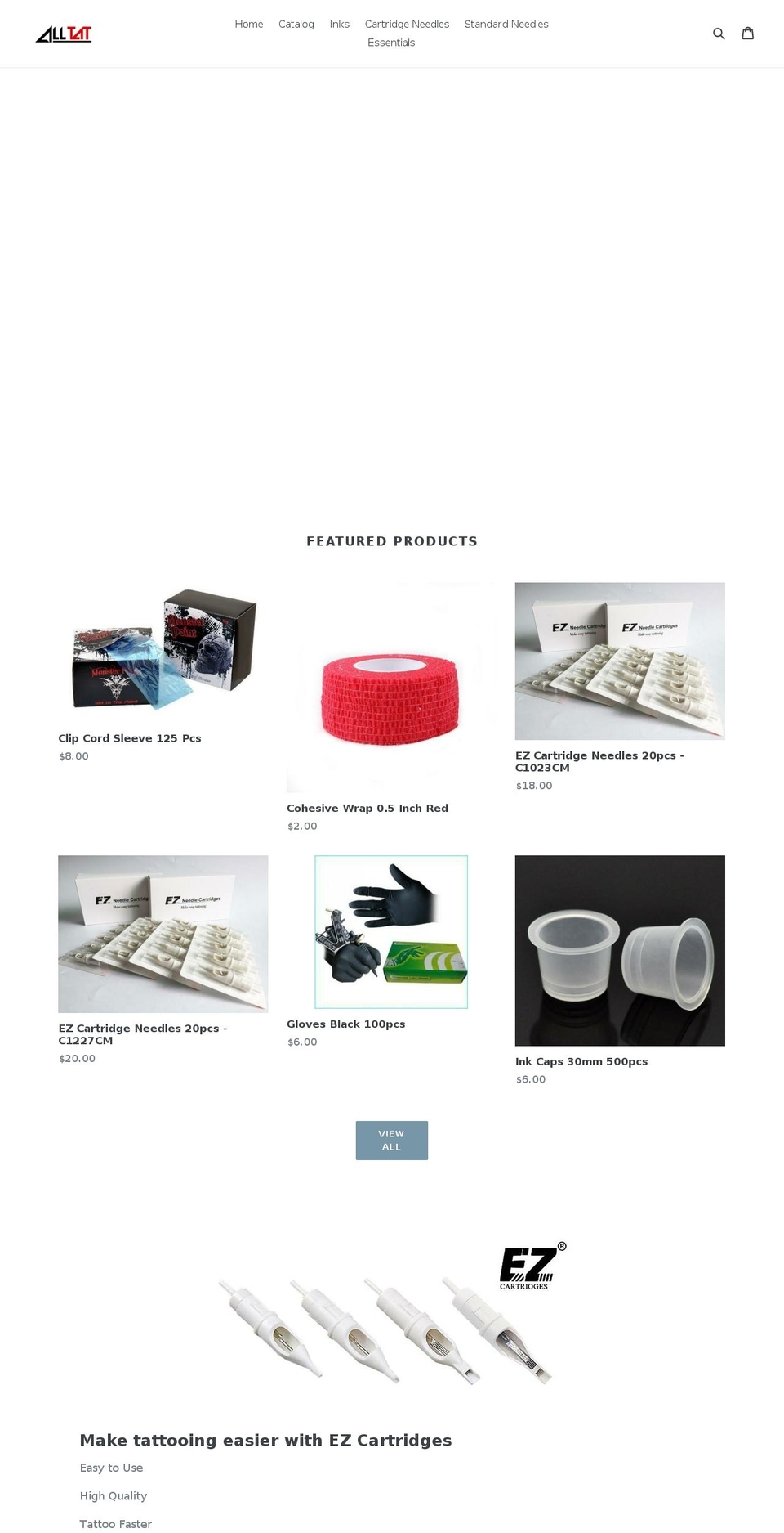 alltat.com shopify website screenshot