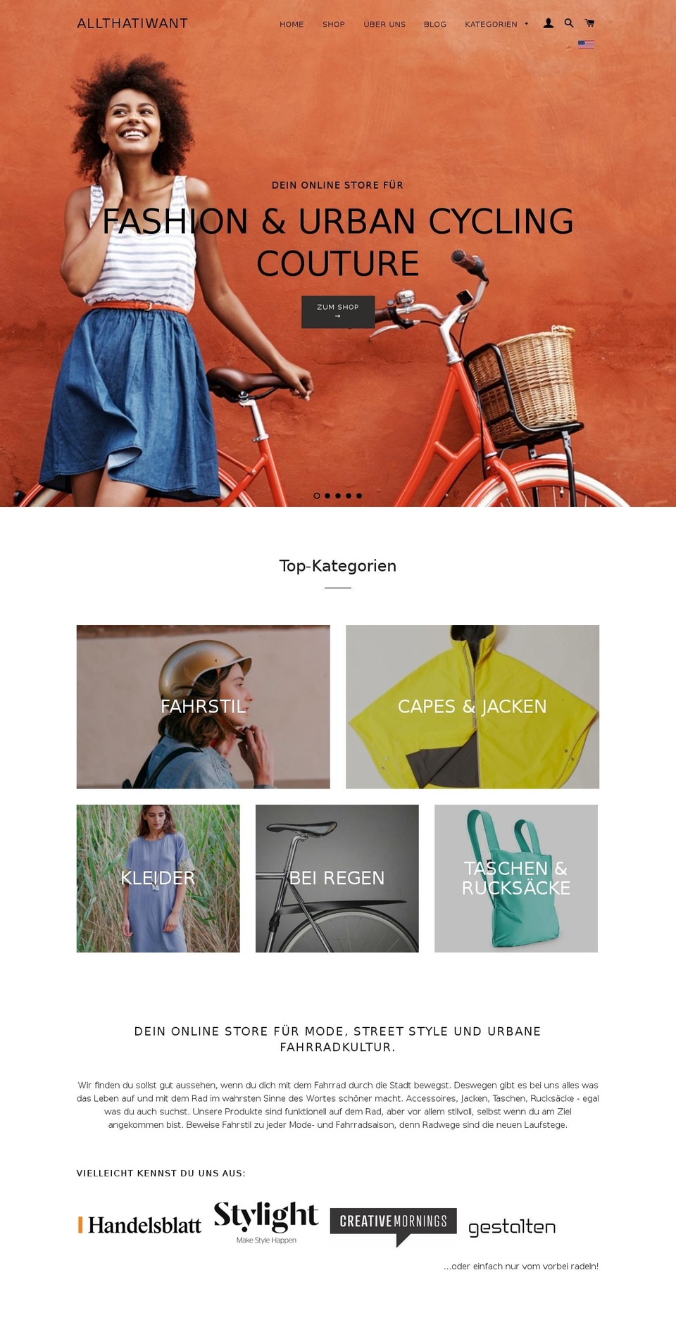 allthatiwantshop.com shopify website screenshot