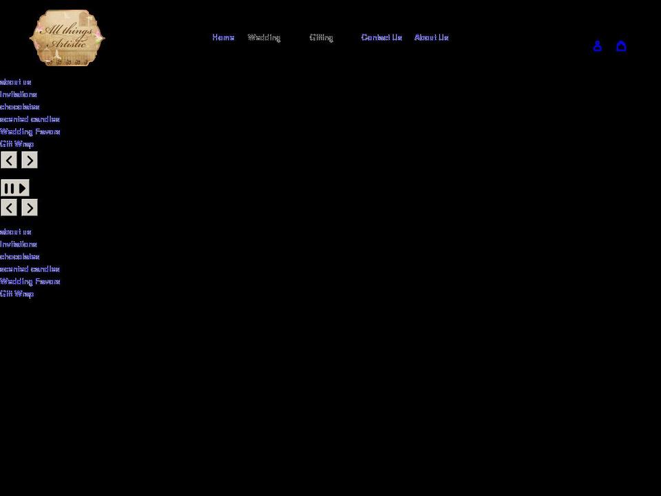 allthings-artisticny.com shopify website screenshot