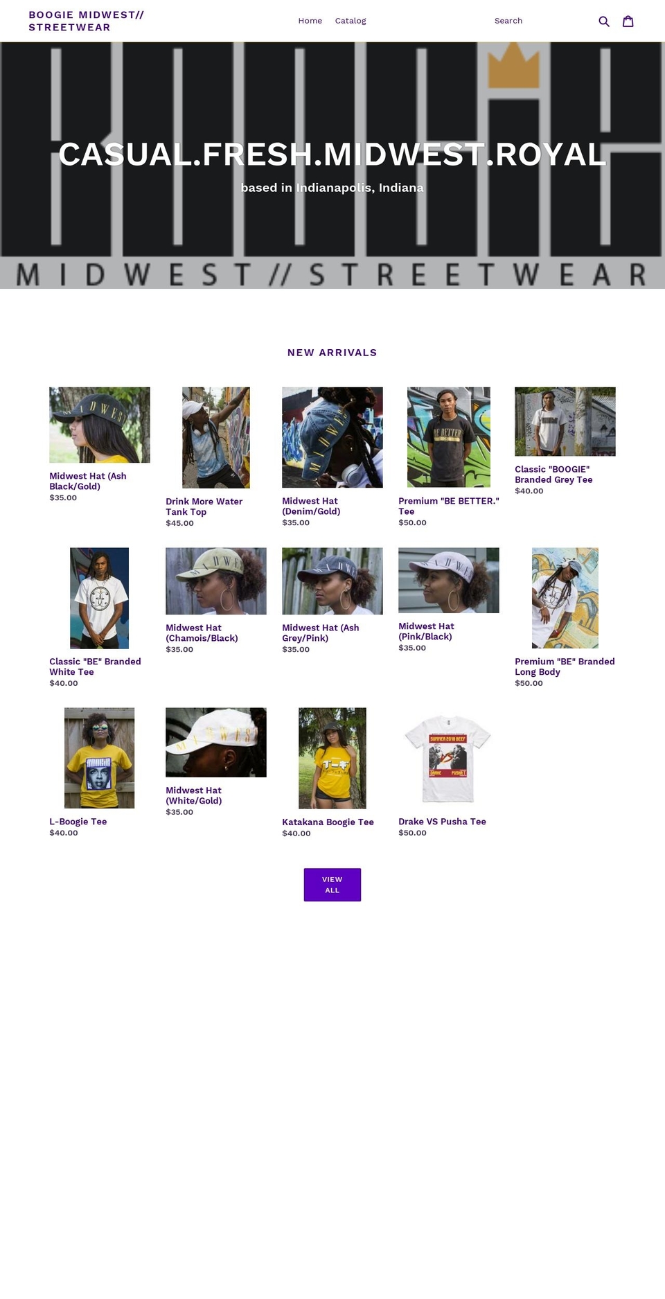 allthingsboogie.com — Shopify storefront screenshot