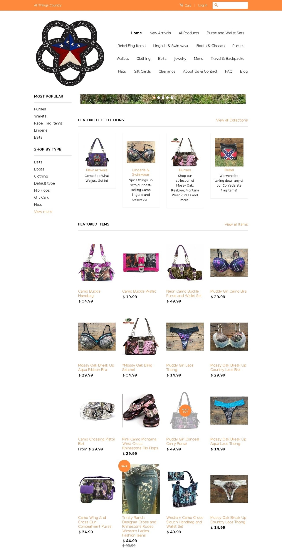 Copy of Classic Shopify theme site example allthingscountryshop.net