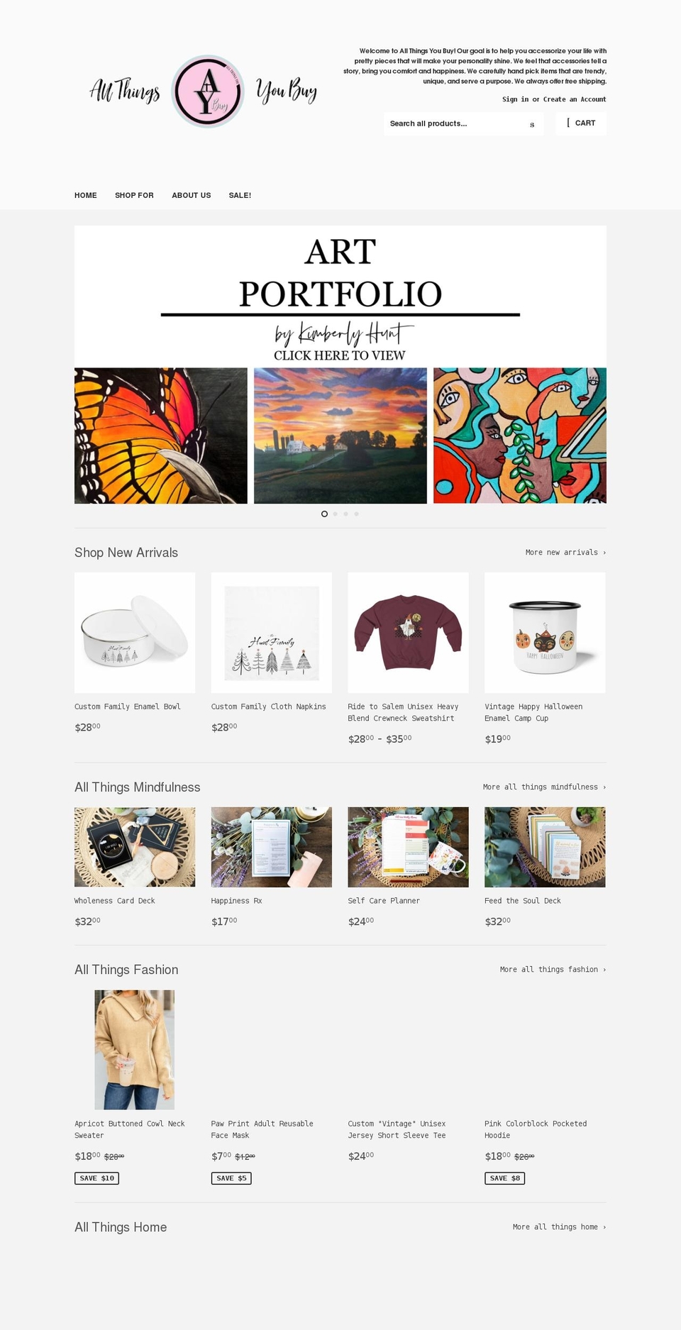 allthingsyoubuy.com shopify website screenshot