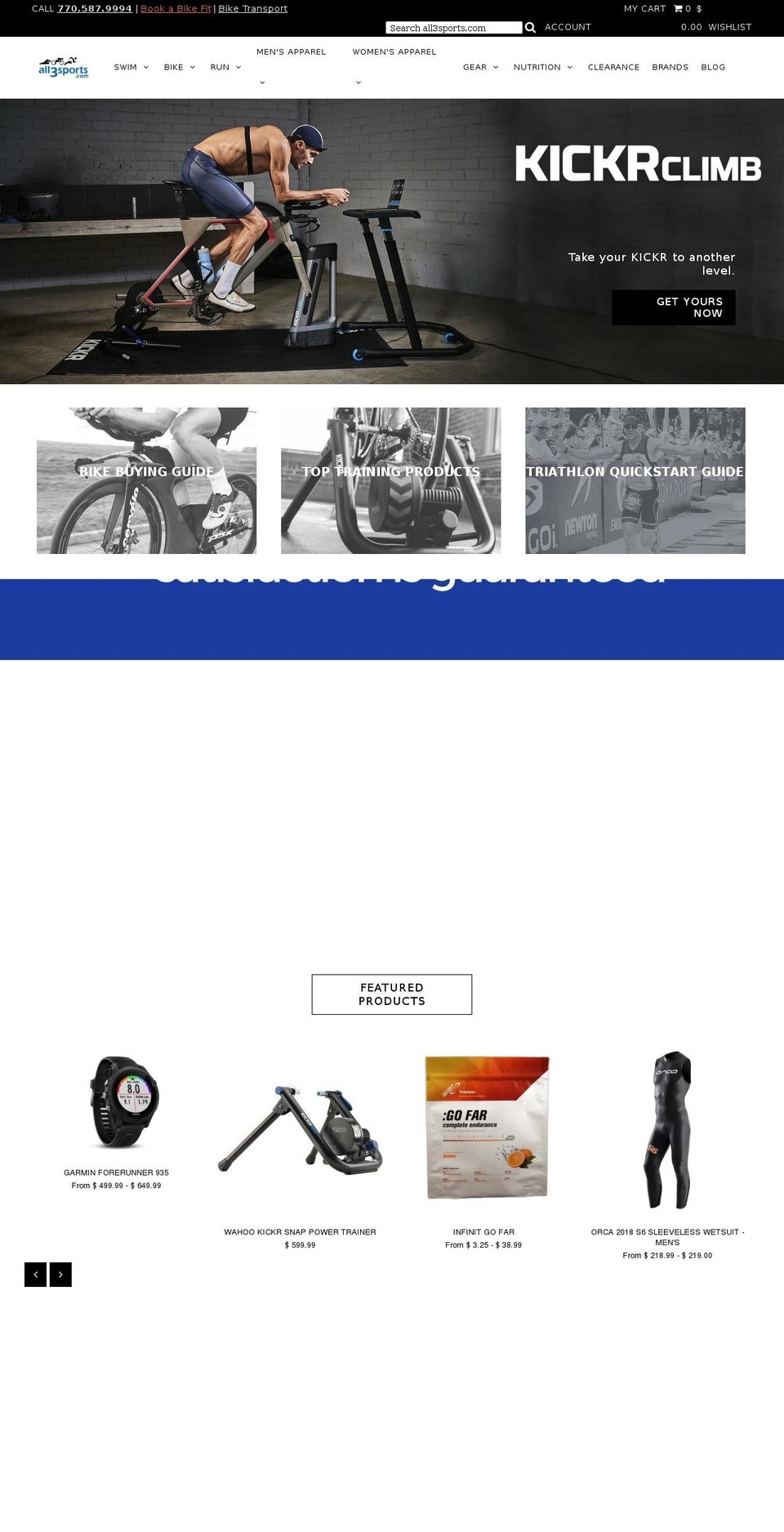 allthreesports.net shopify website screenshot