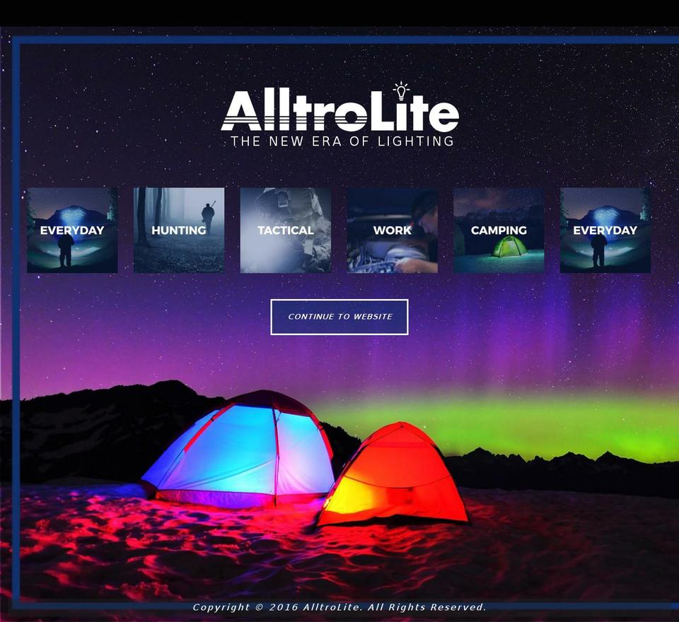 alltrolite.us shopify website screenshot