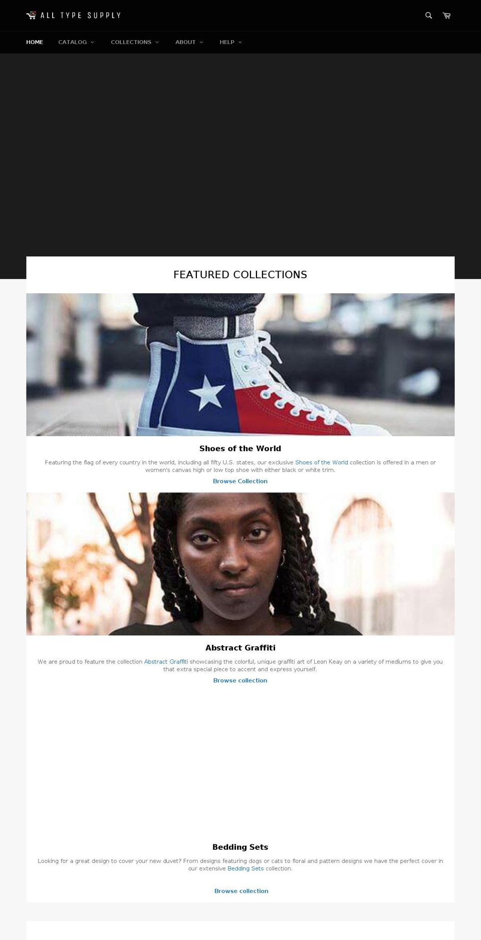 alltypesupply.com shopify website screenshot
