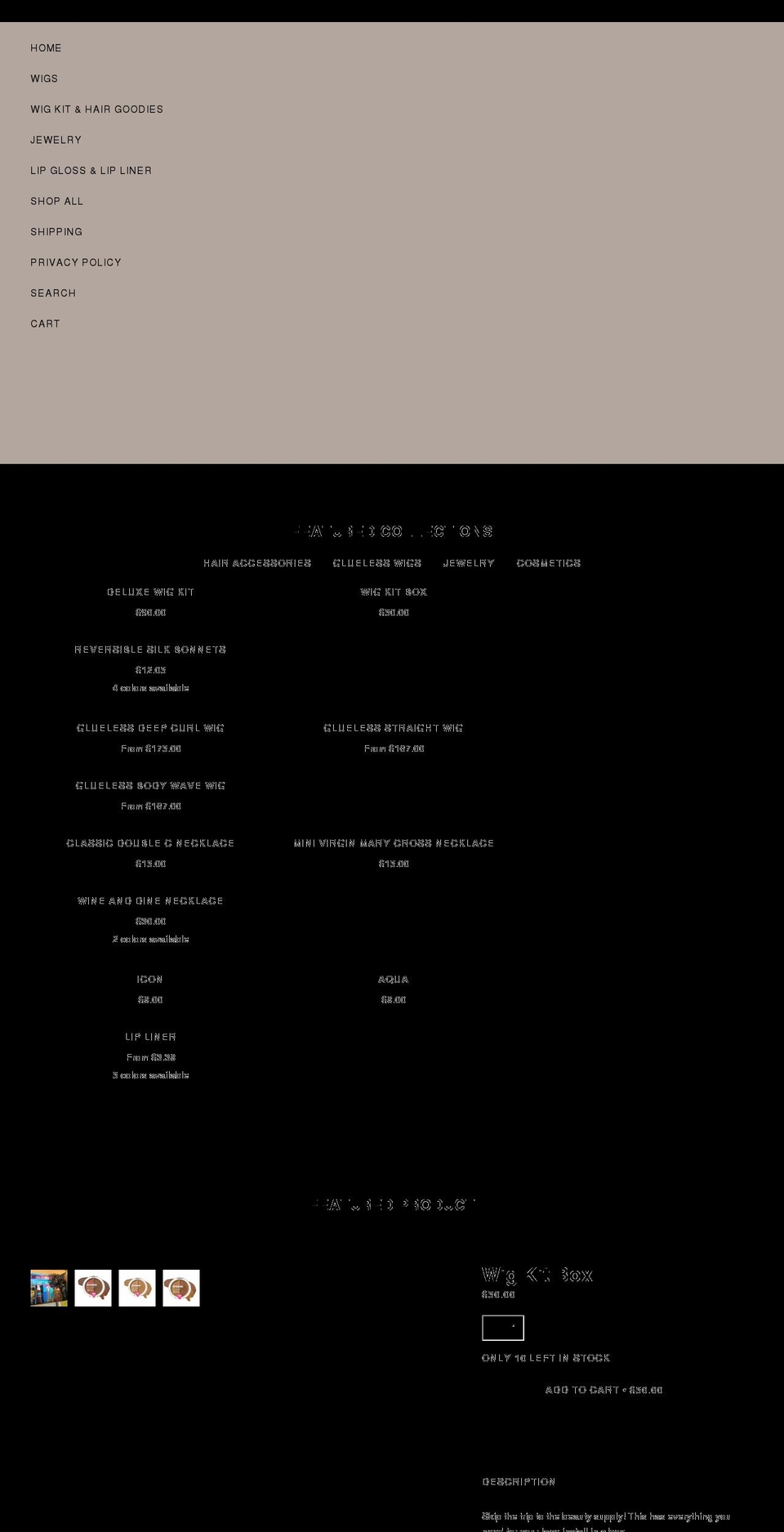allurediversity.com shopify website screenshot