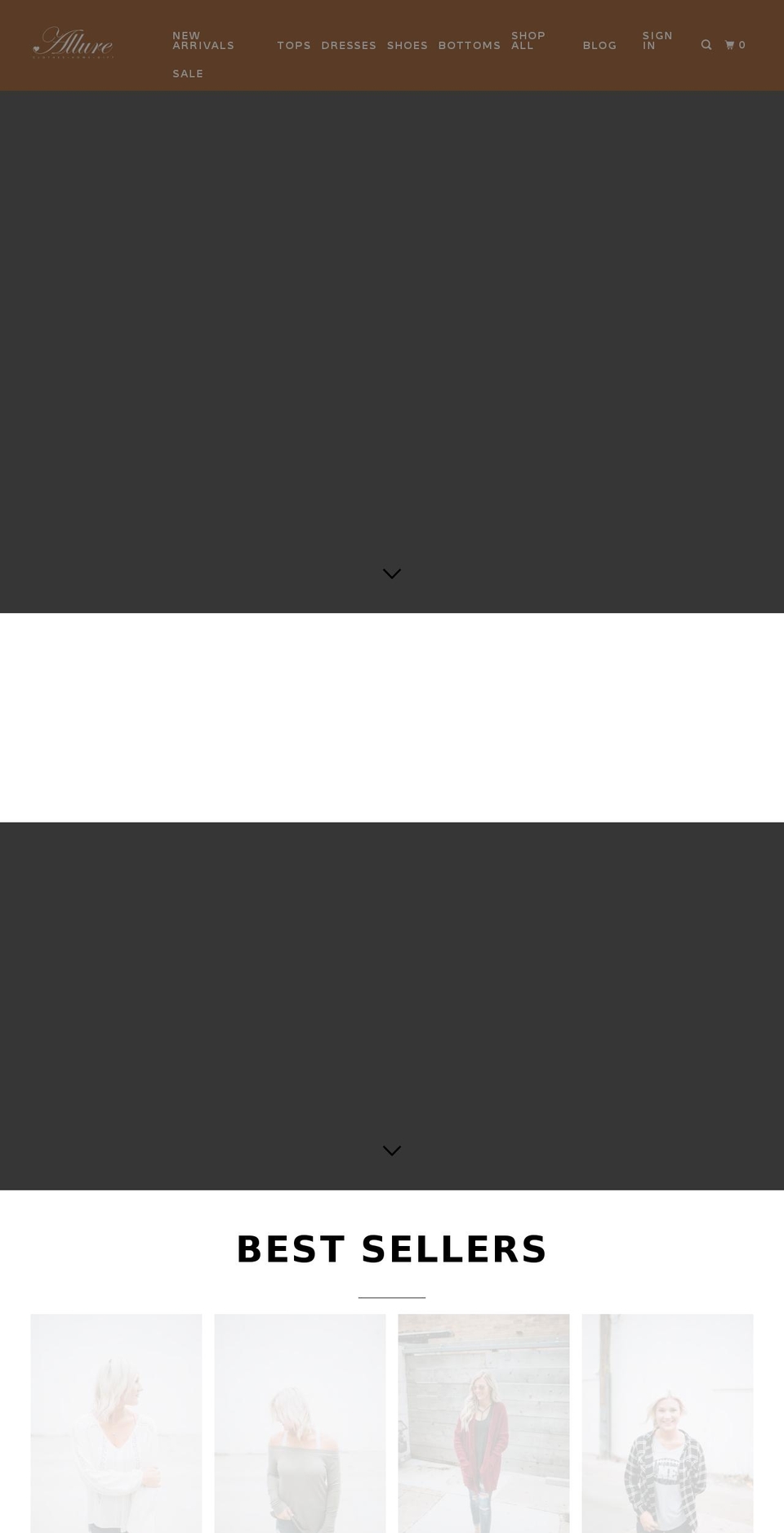 allurefashionsseward.com — Shopify storefront screenshot