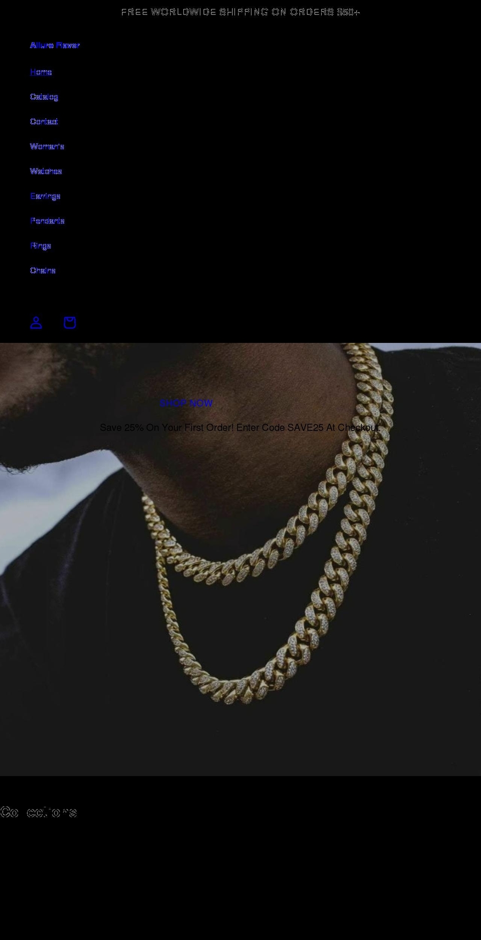allureflavor.com — Shopify storefront screenshot
