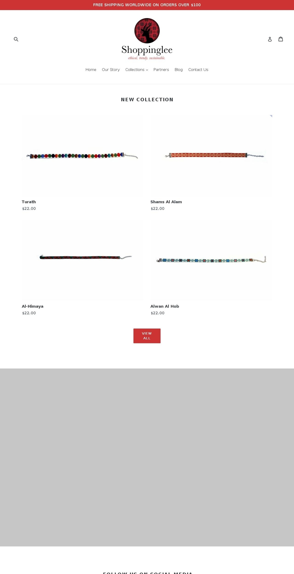 allyeargift.com shopify website screenshot