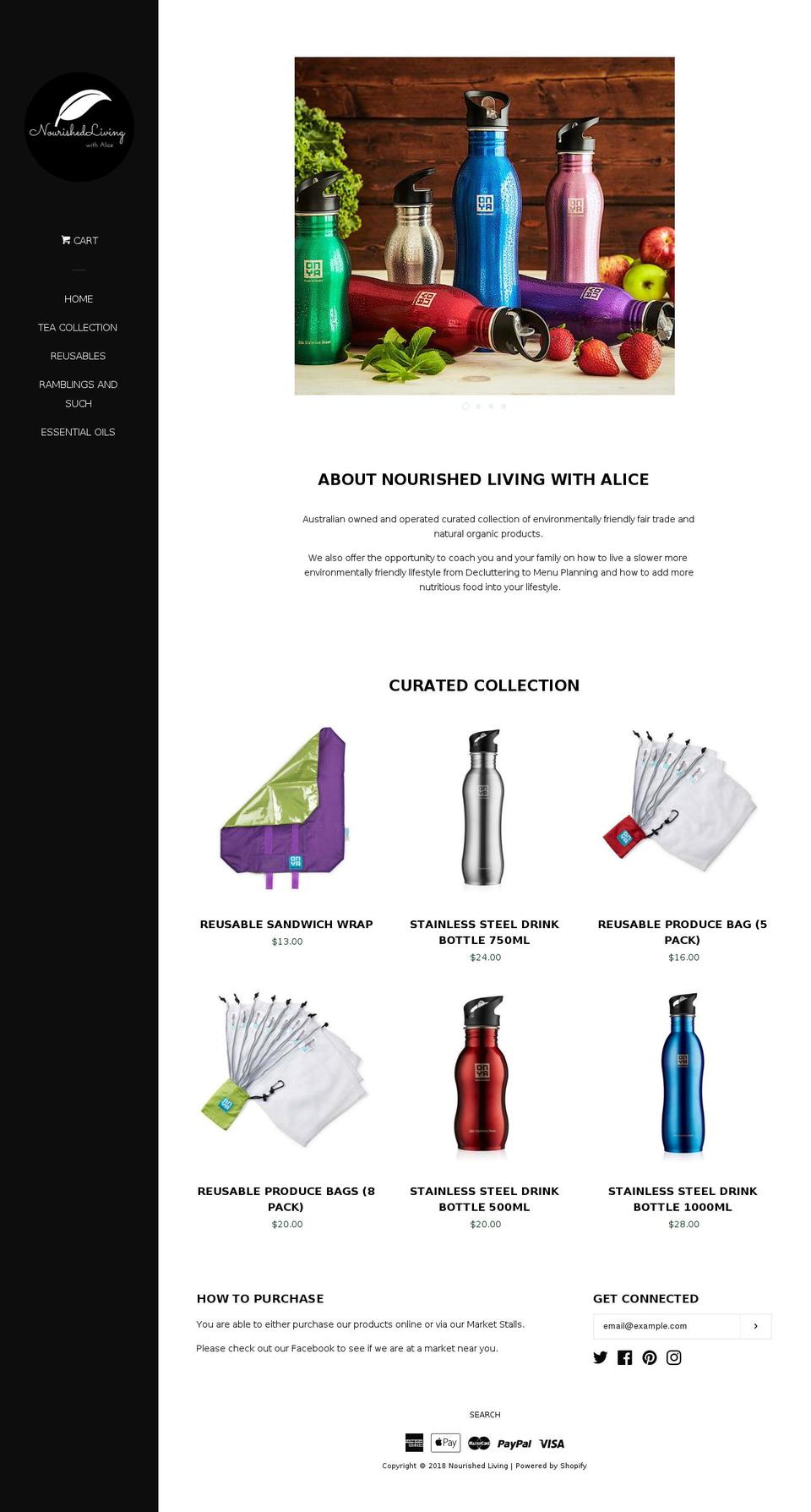 allykeast.com — Shopify storefront screenshot