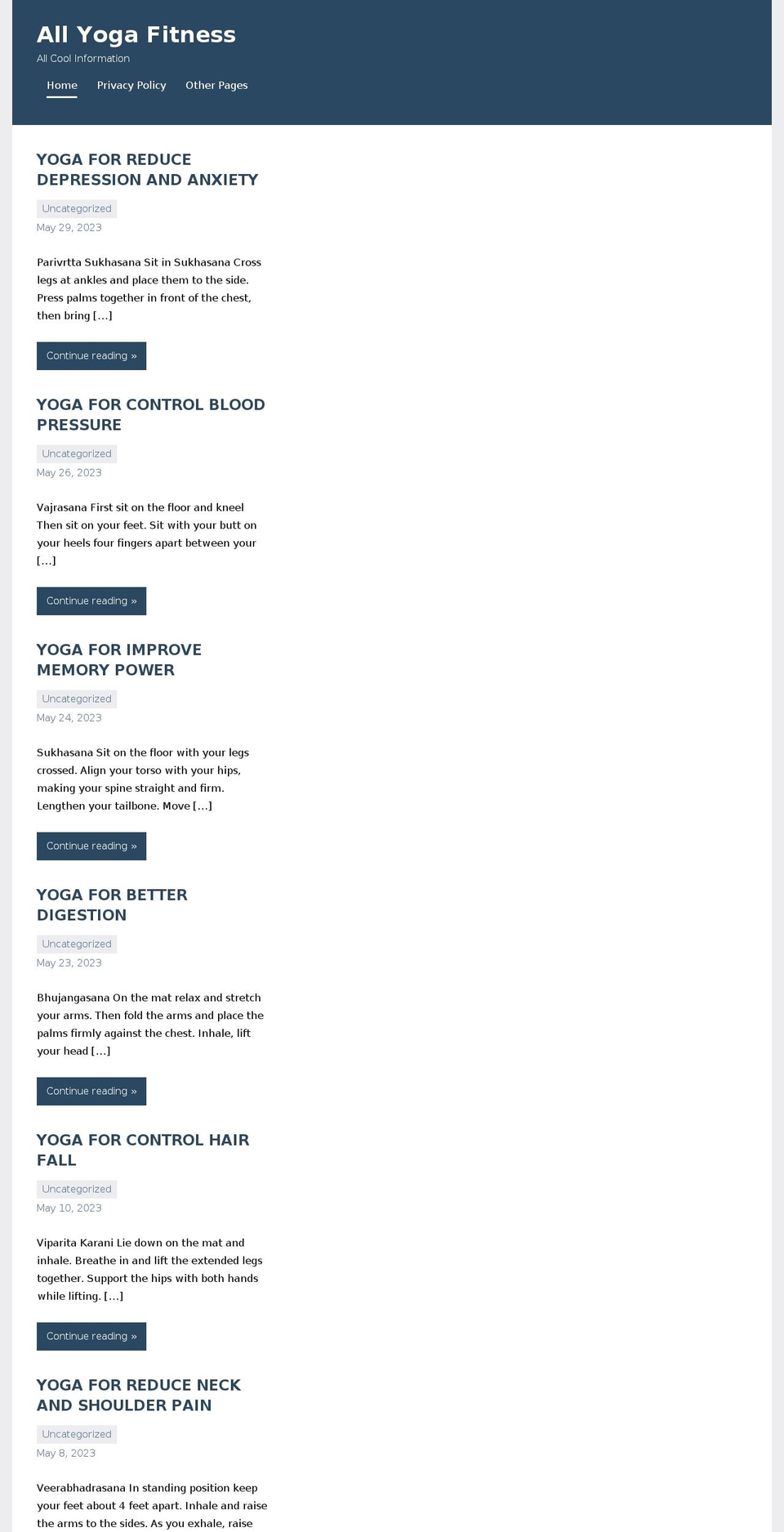 allyogafitness.com — Shopify storefront screenshot