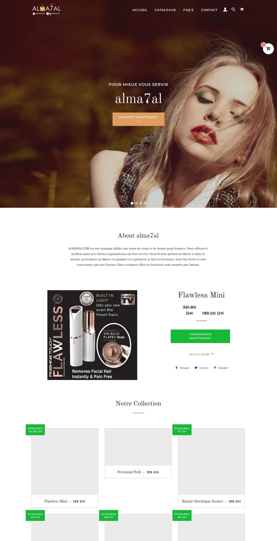 alma7al.com — Shopify storefront screenshot