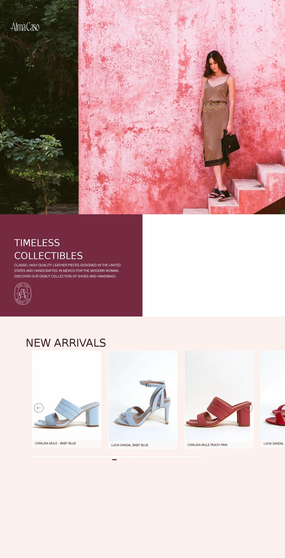 almacaso.com shopify website screenshot