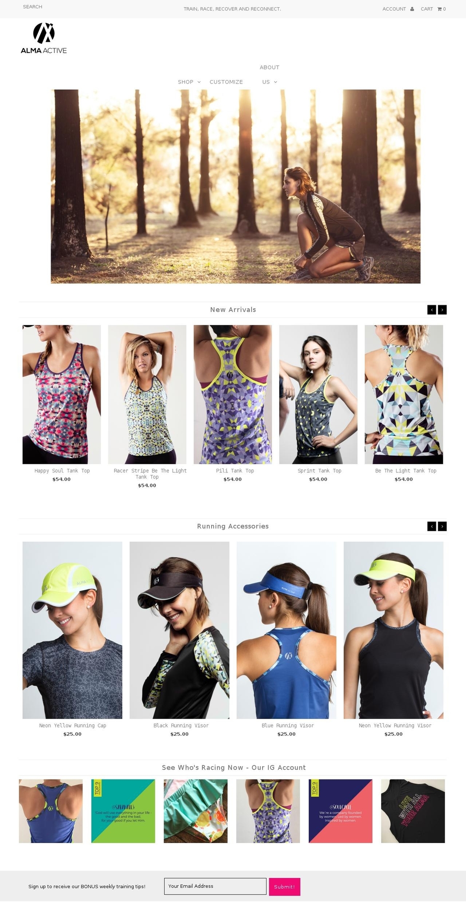 almactive.com shopify website screenshot