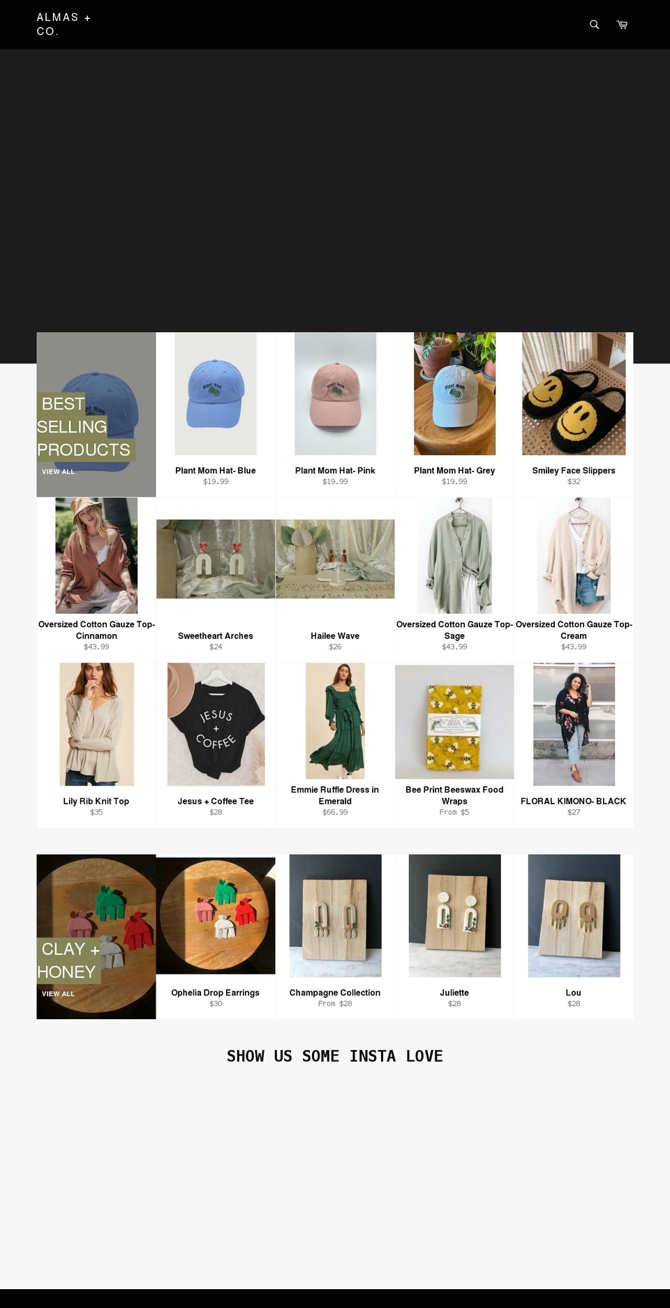 almasandco.com — Shopify storefront screenshot