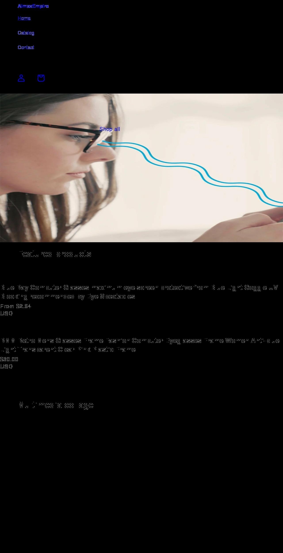 almazempire.com shopify website screenshot
