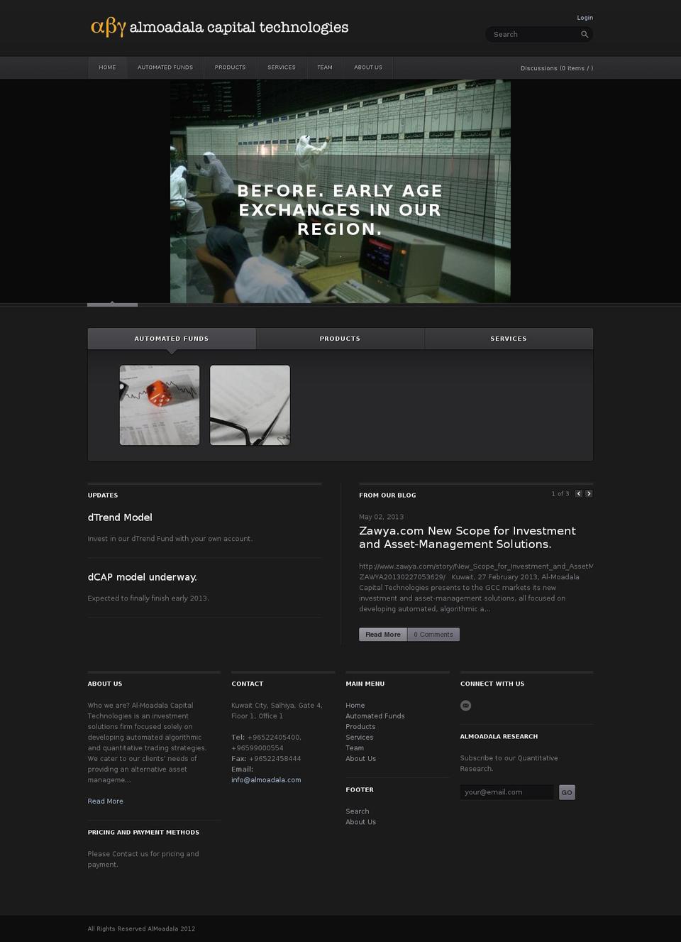 almoadala.com — Shopify storefront screenshot