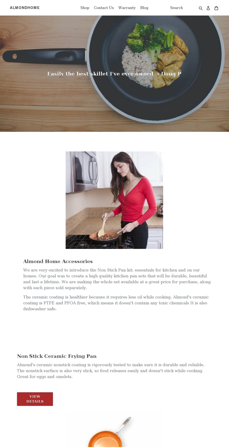almondhome.myshopify.com shopify website screenshot