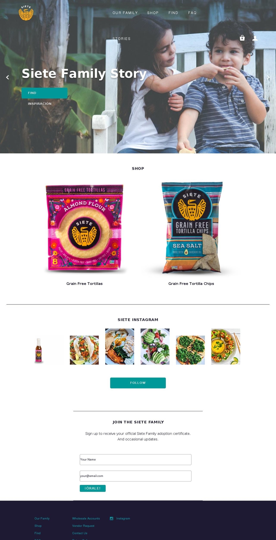 almondtortillas.com shopify website screenshot