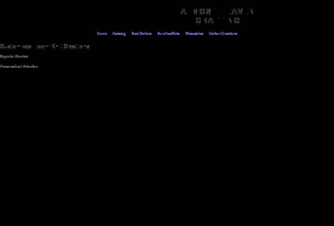 almostheavencrafting.com shopify website screenshot