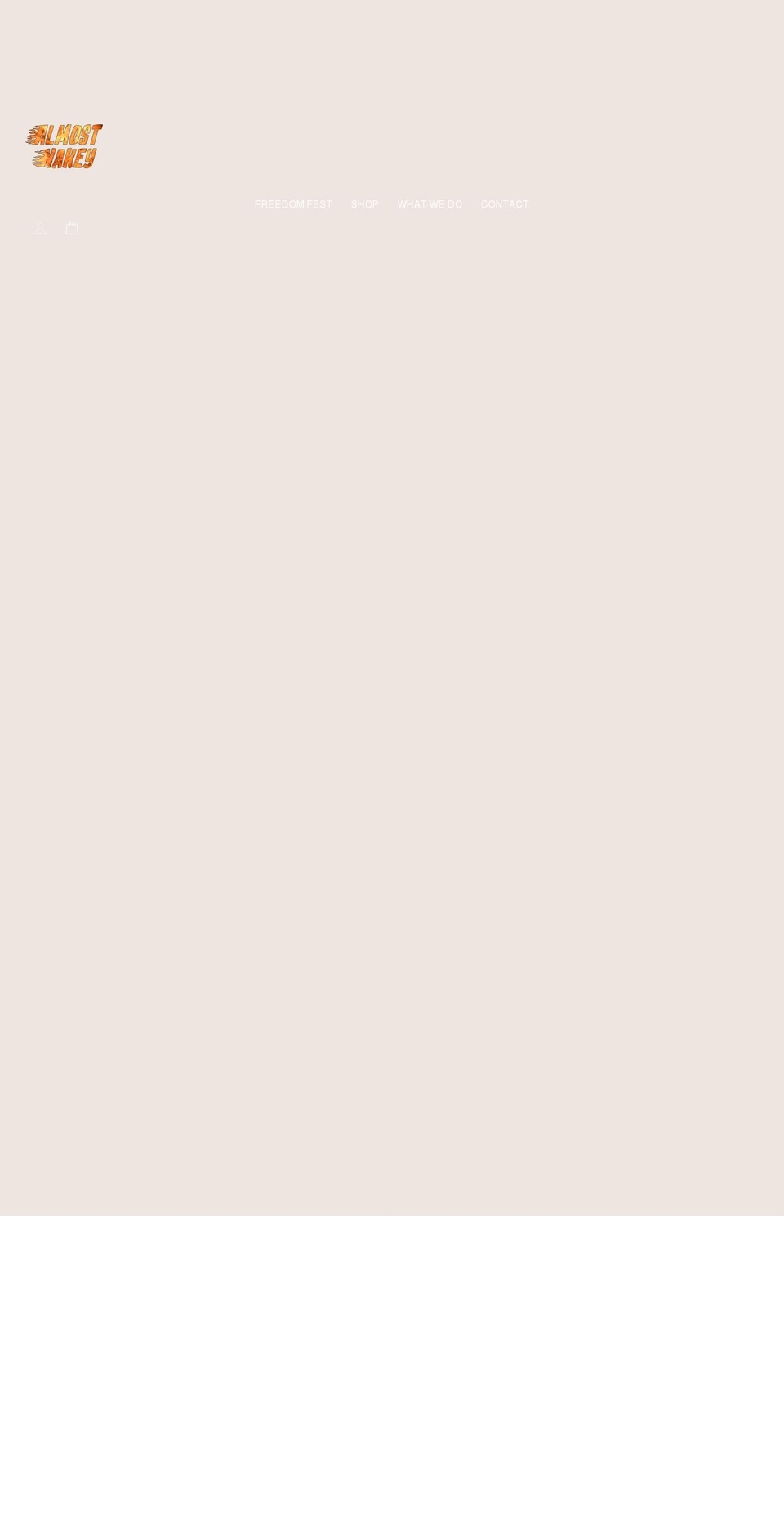 almostnakey.com shopify website screenshot