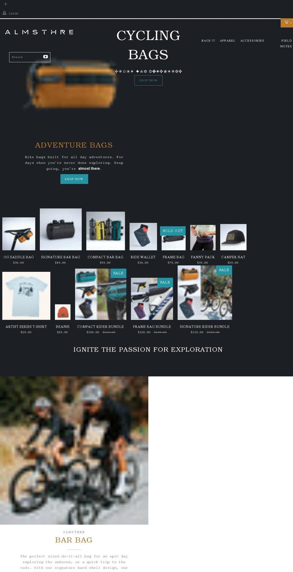 almsthre.com shopify website screenshot