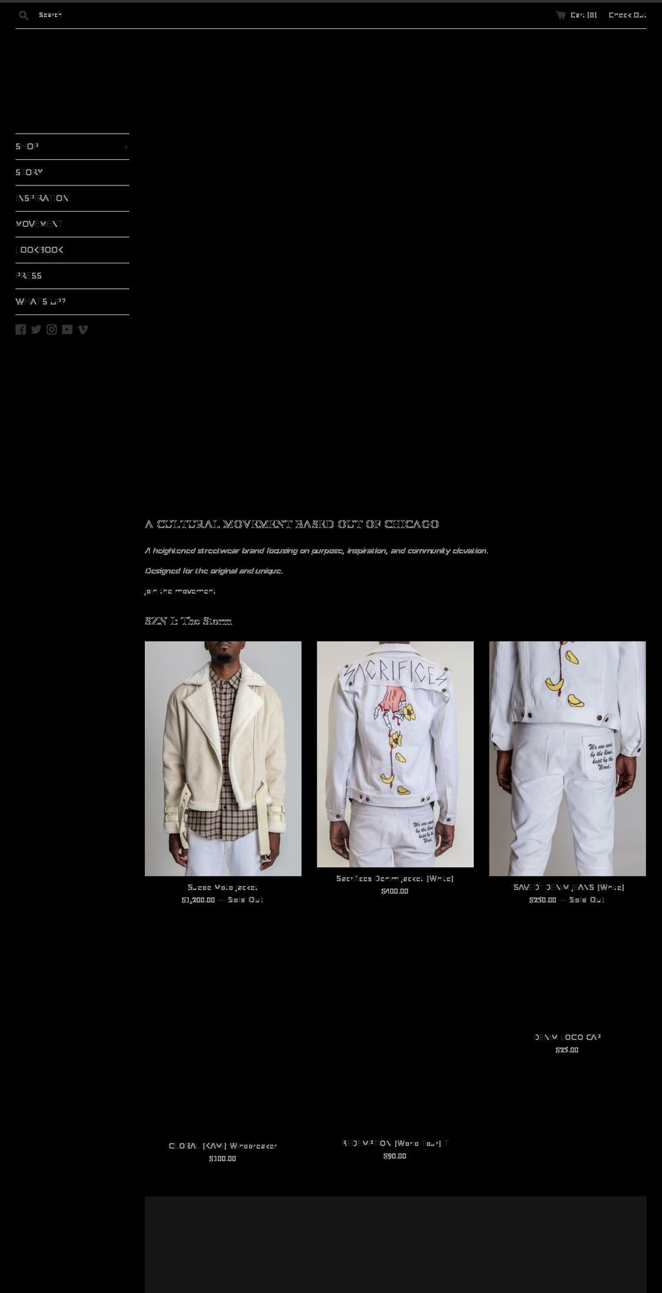 almvghty.com shopify website screenshot