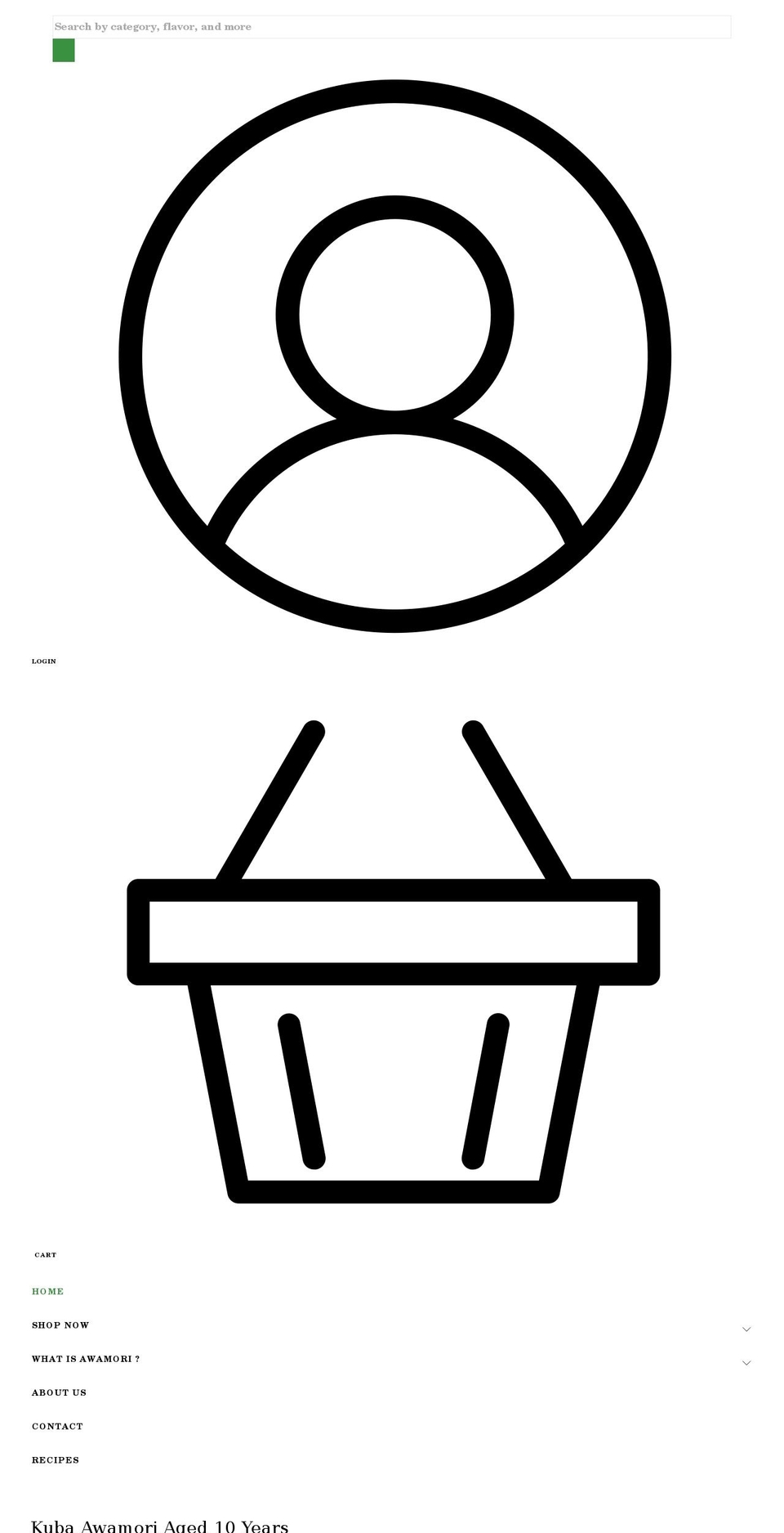 alohaawamori.com shopify website screenshot