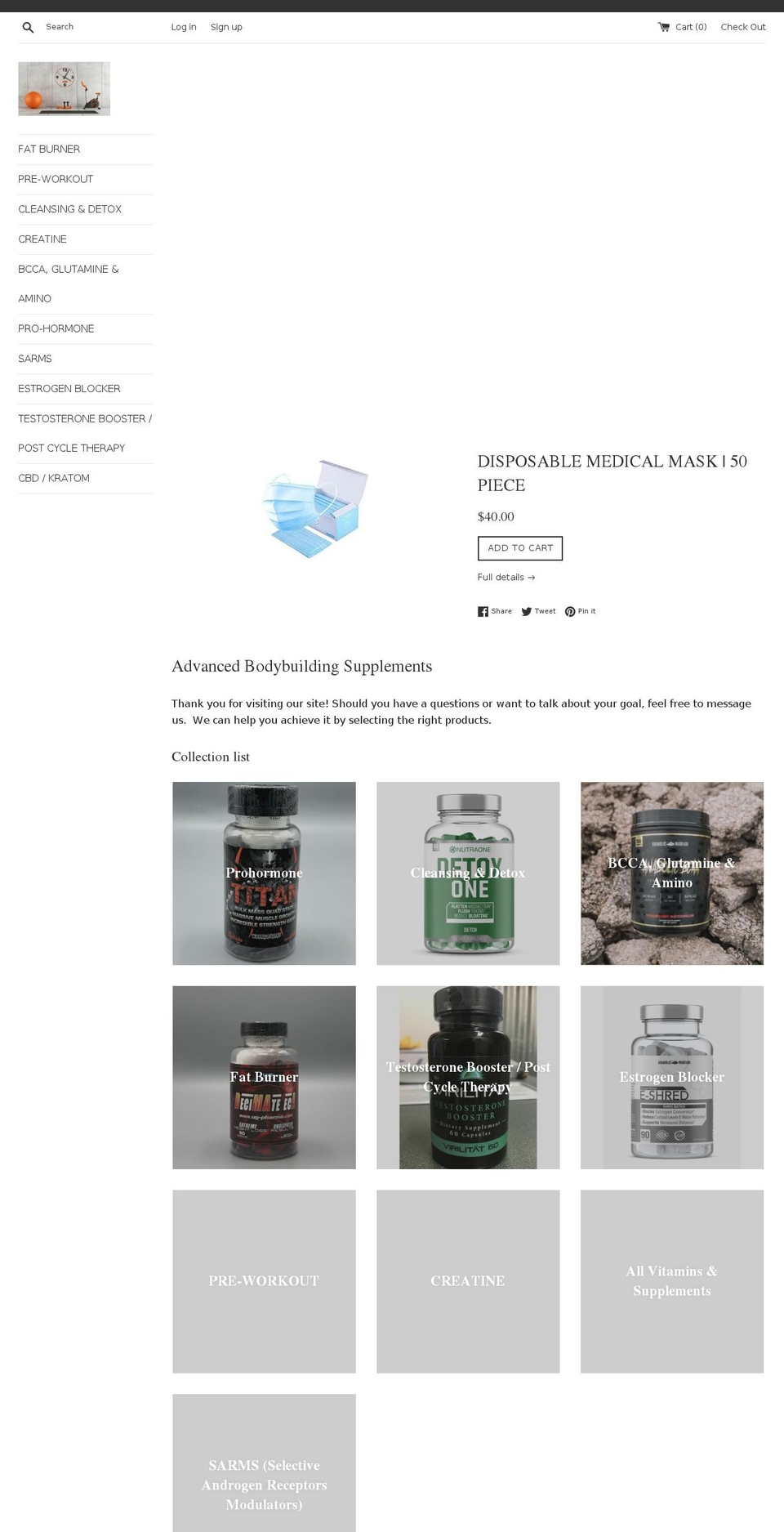 alohabodybuilding.com shopify website screenshot