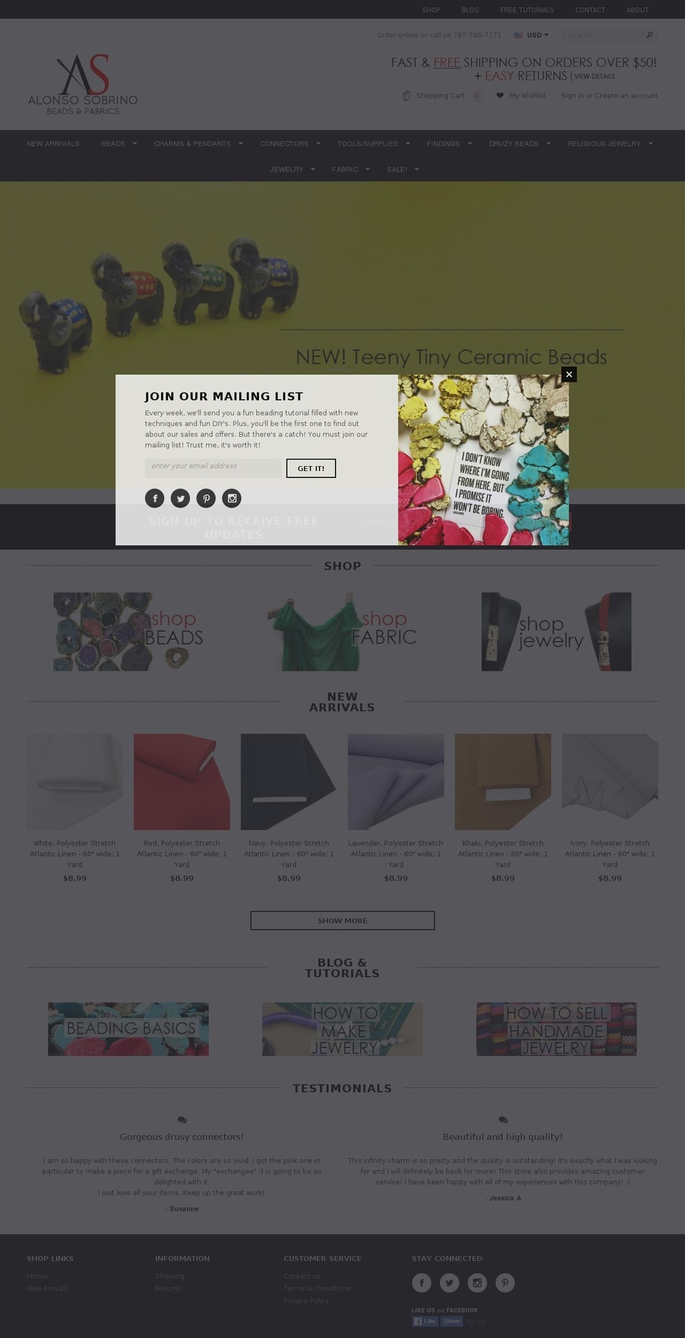 alonsosobrino.com shopify website screenshot