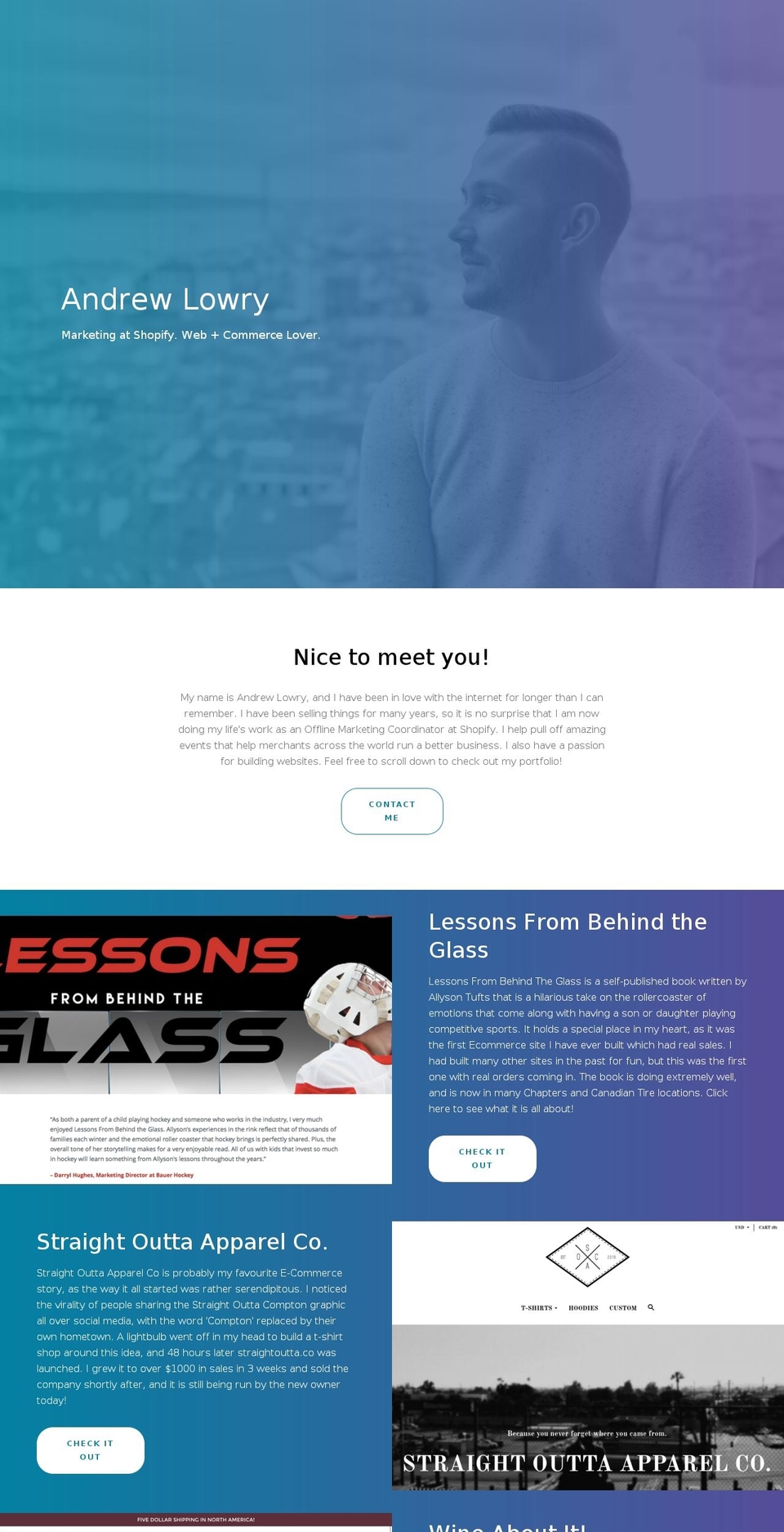 alowry.com — Shopify storefront screenshot