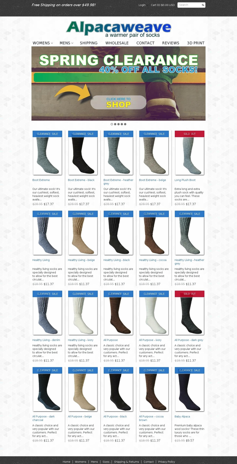 alpacaweave.com shopify website screenshot