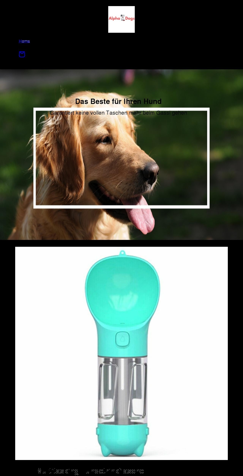 alpha-dogs.net shopify website screenshot