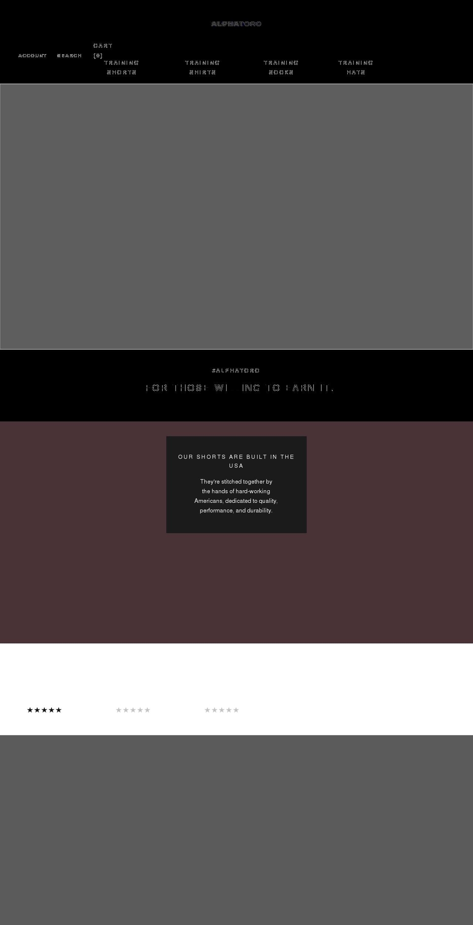 alpha-toro.com shopify website screenshot