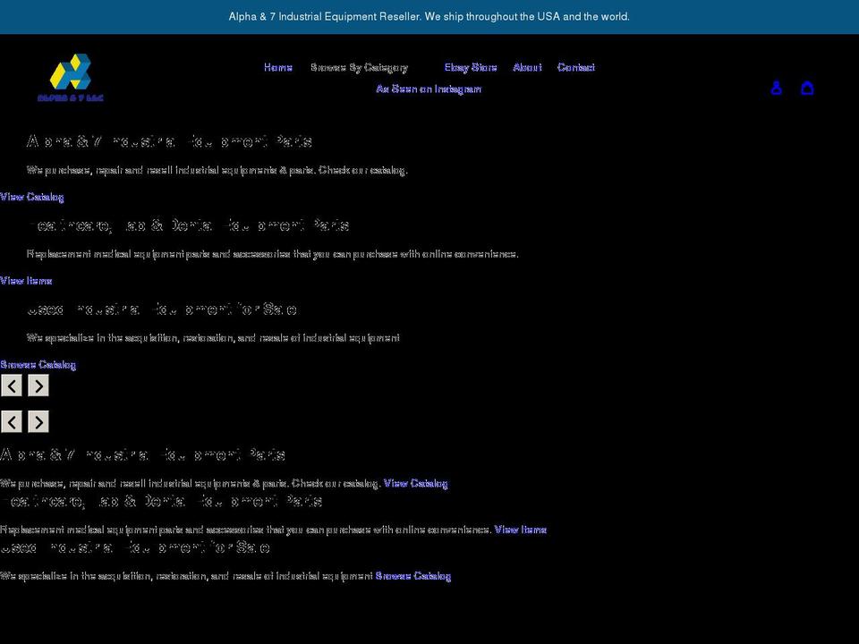 alpha7llc.com shopify website screenshot