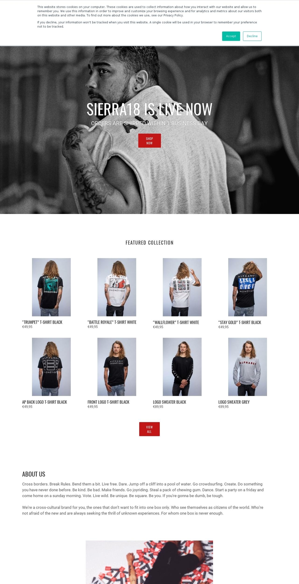 alphabetphonetique.com — Shopify storefront screenshot
