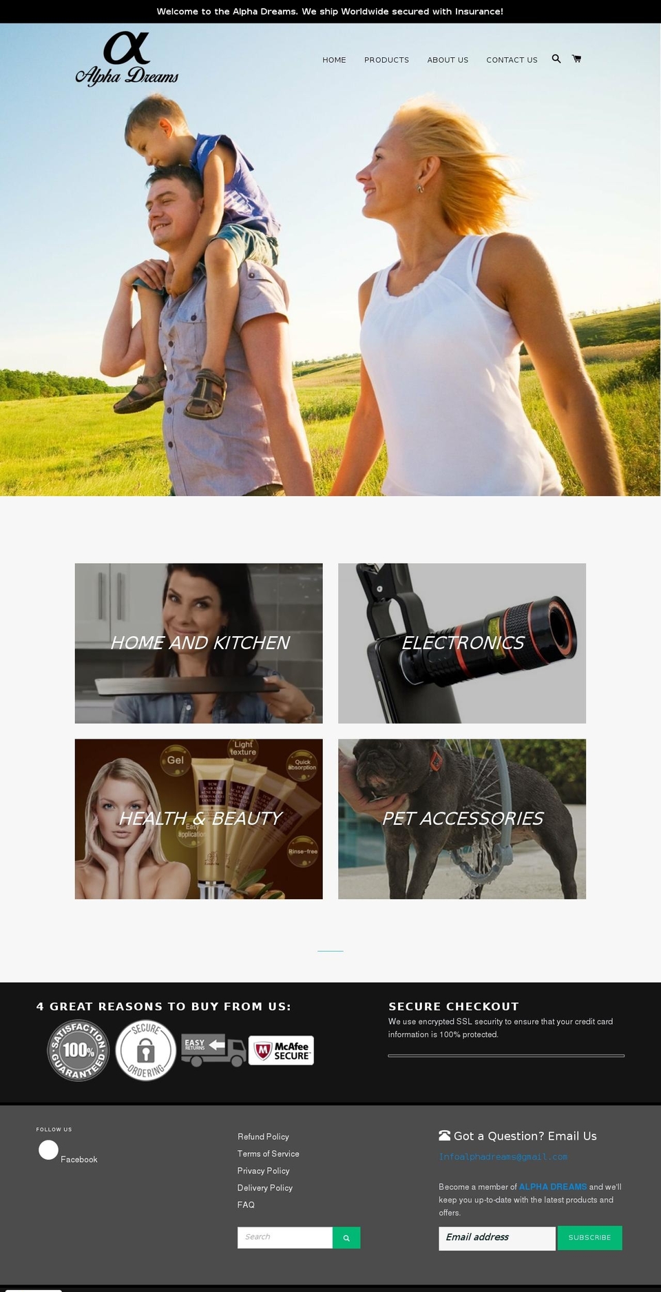 click-lifestyle-pro-theme-new2018-1 Shopify theme site example alphadreams.net