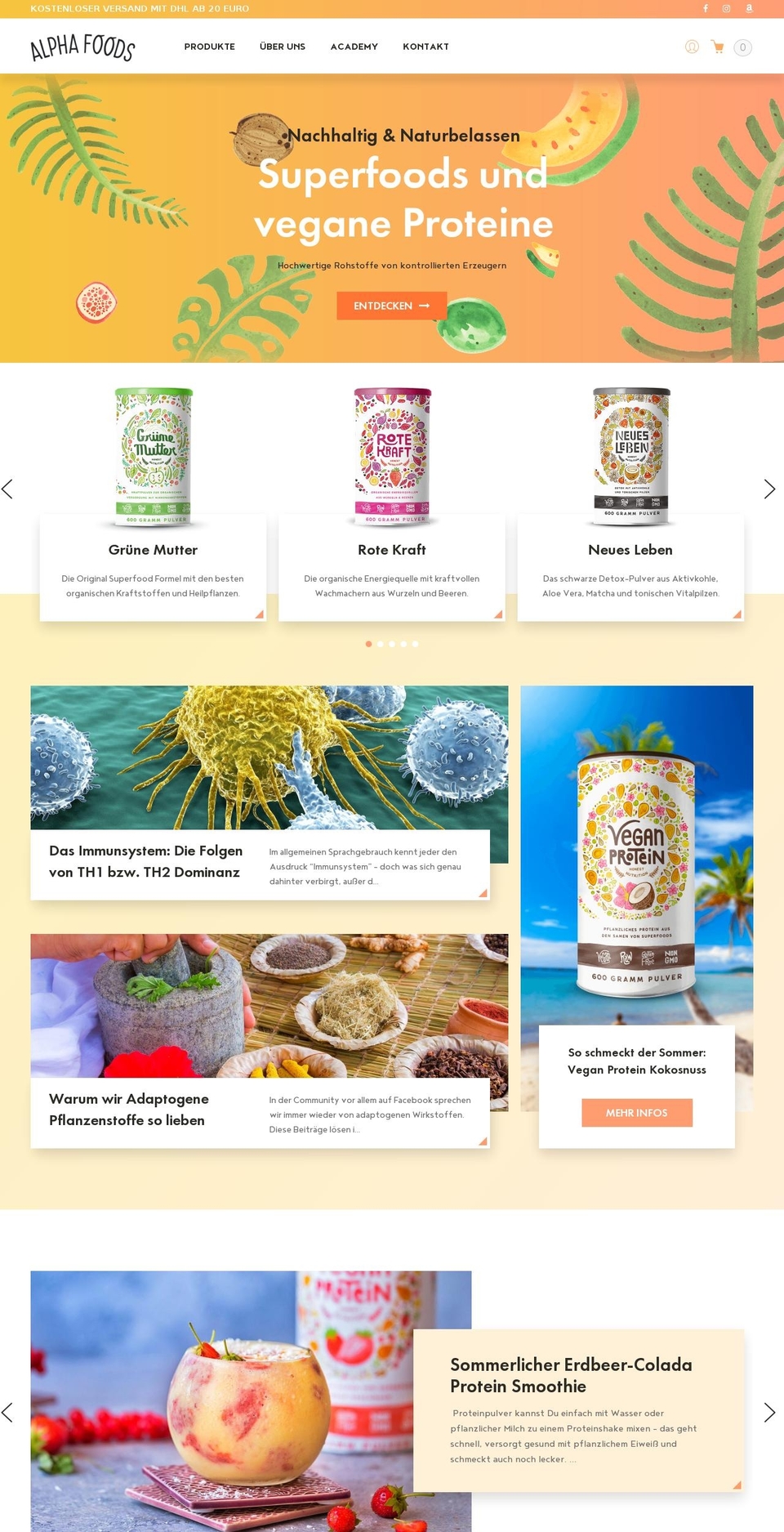 alphafood-theme-december-2017 Shopify theme site example alphafoods.de