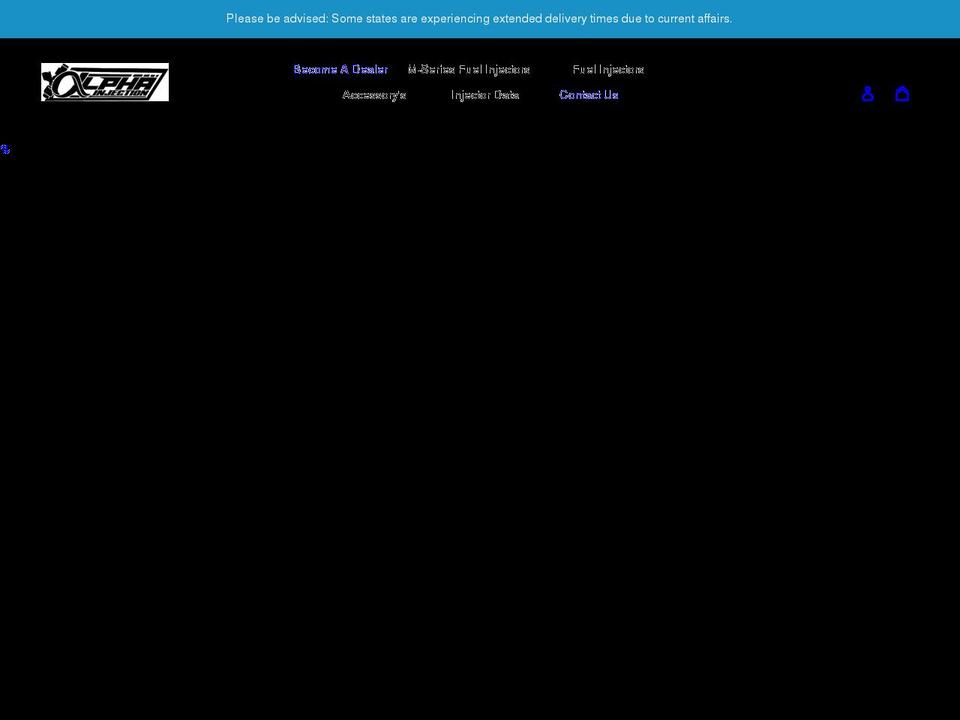 alphainjection.com shopify website screenshot