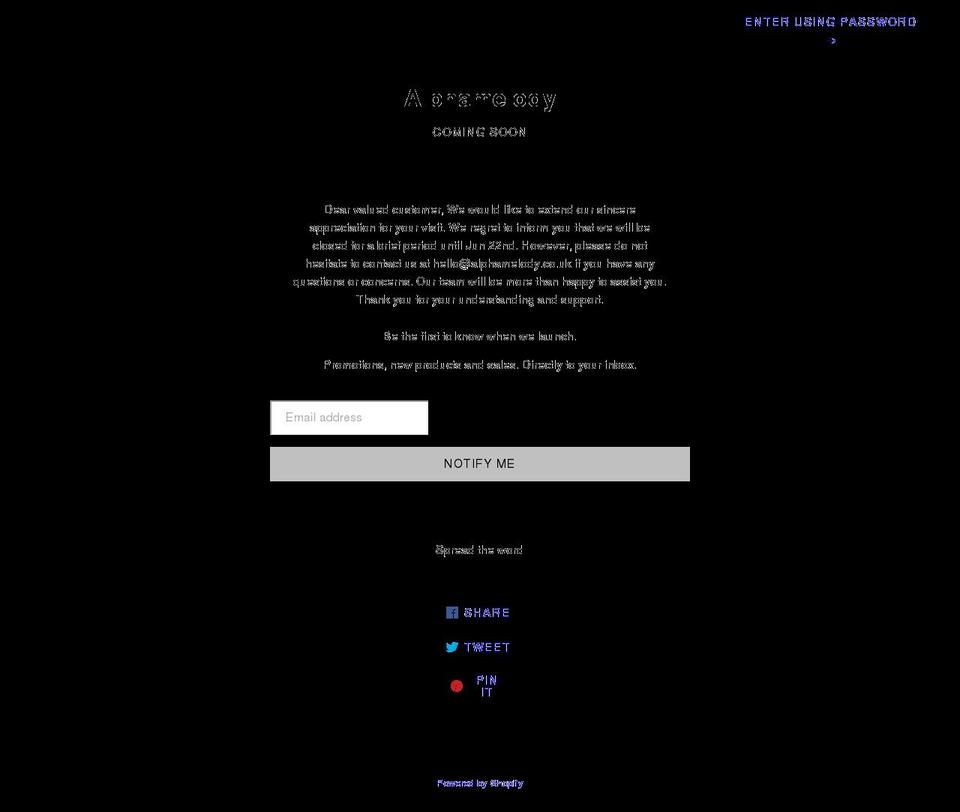 alphamelody.co.uk shopify website screenshot