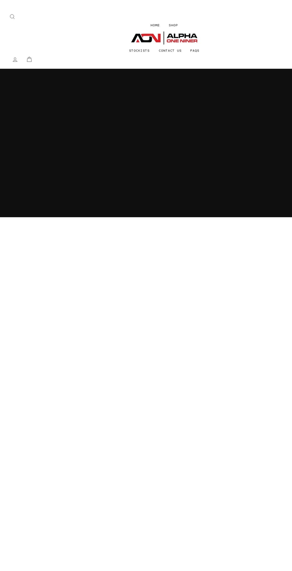 Custom theme v with Installments message Shopify theme site example alphaoneniner.com