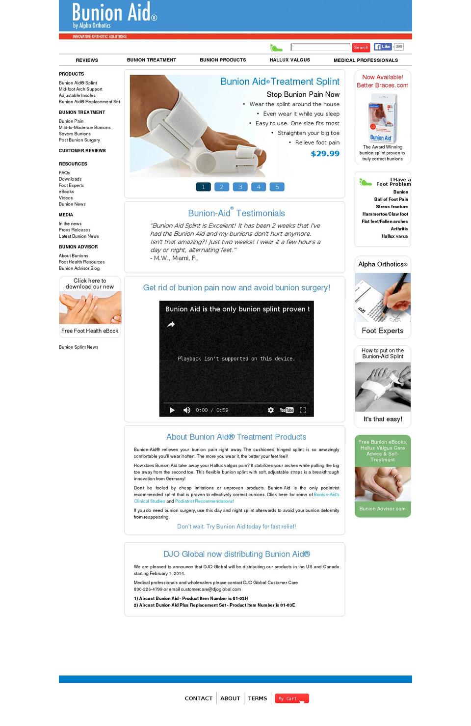 blues-anatomy Shopify theme site example alphaorthotics.org