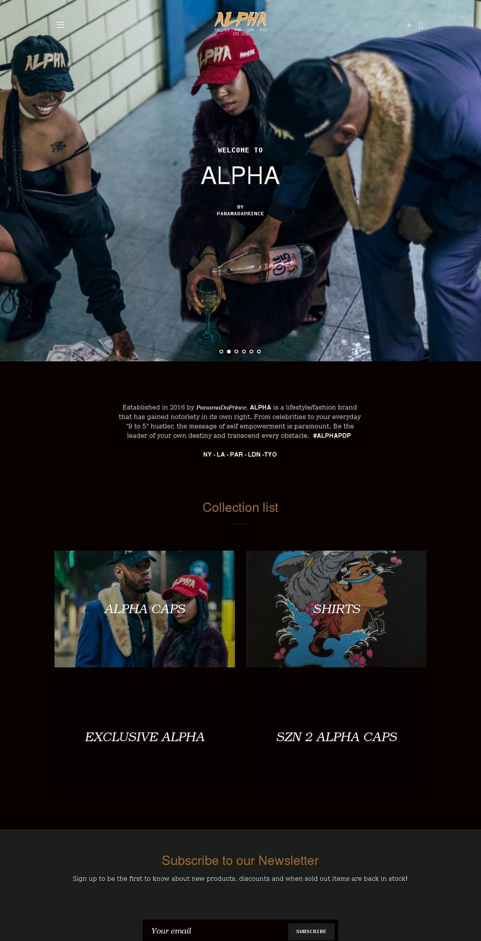 alphapdp.com shopify website screenshot