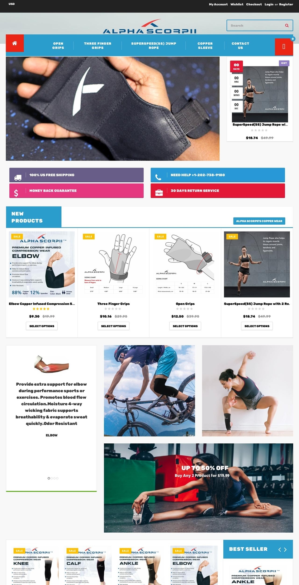 alphascorpii.com shopify website screenshot