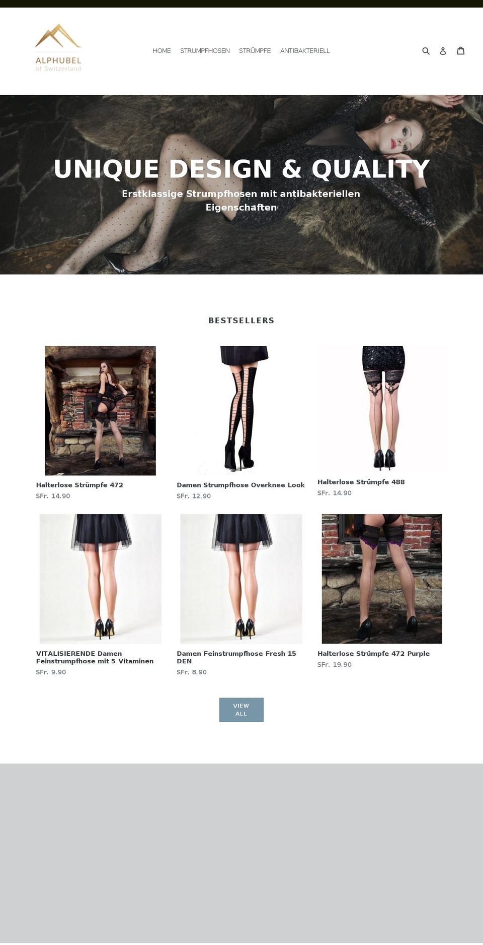 alphubel.net shopify website screenshot