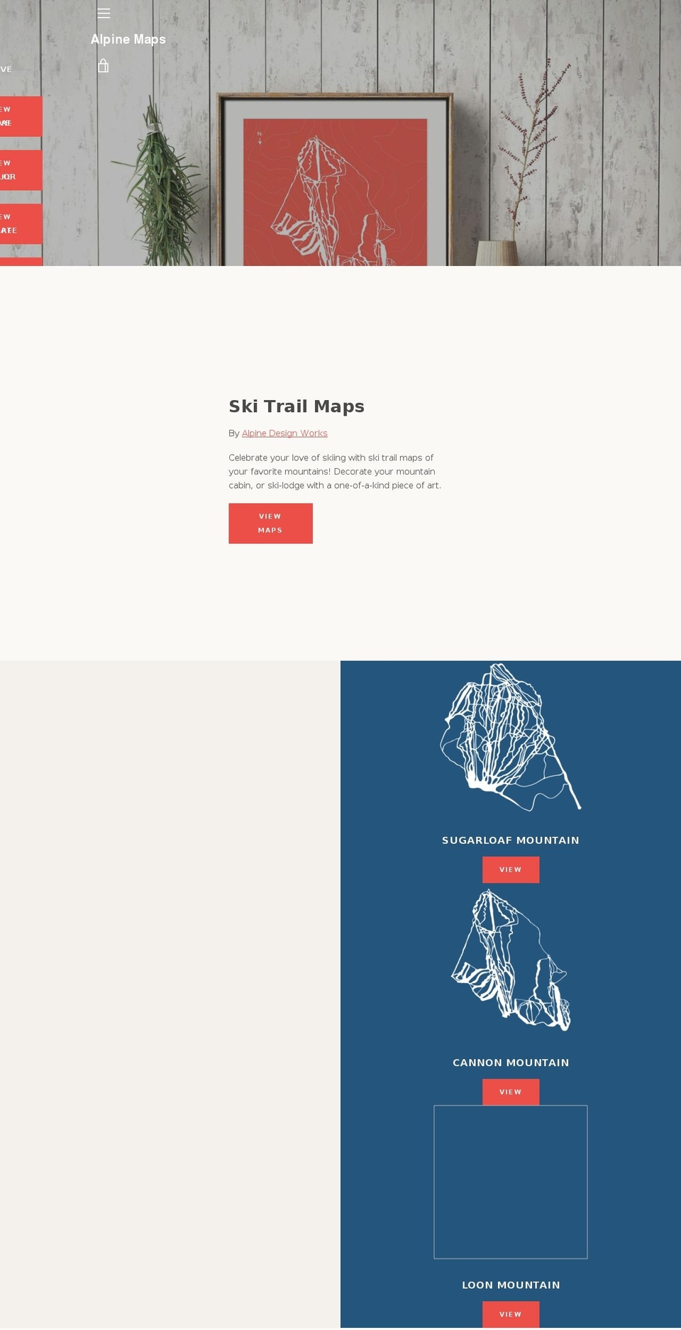 alpinemaps.com — Shopify storefront screenshot