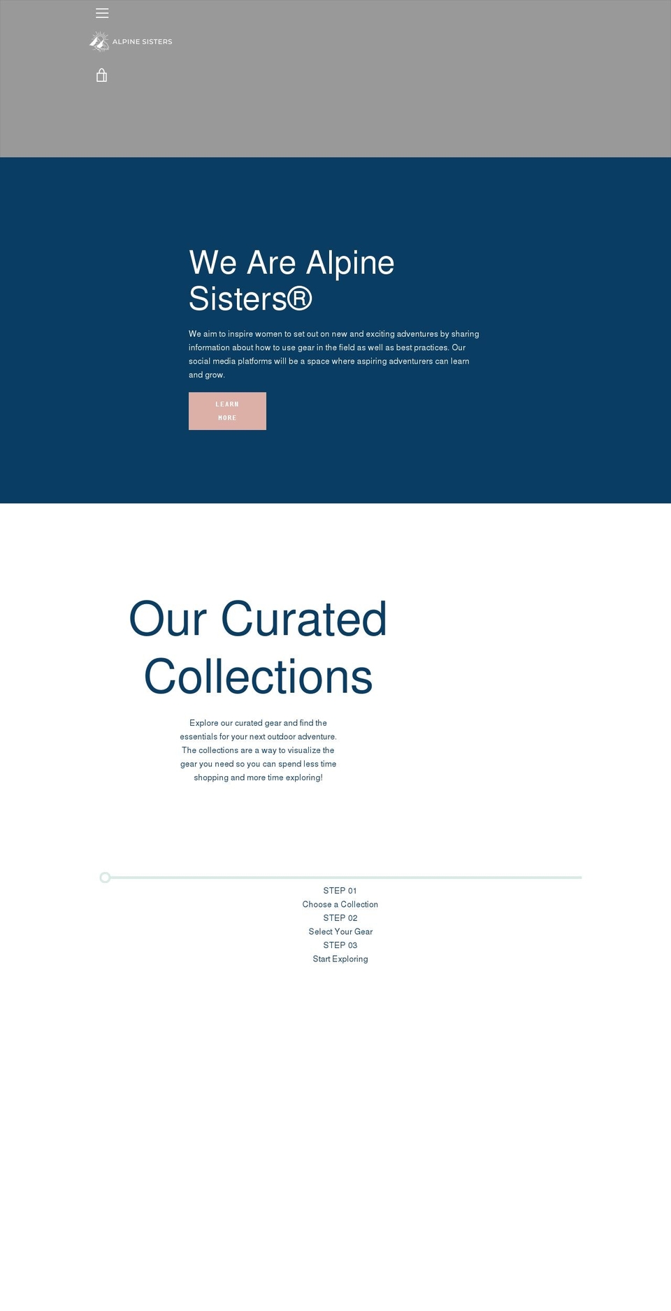 alpinesisters.com shopify website screenshot