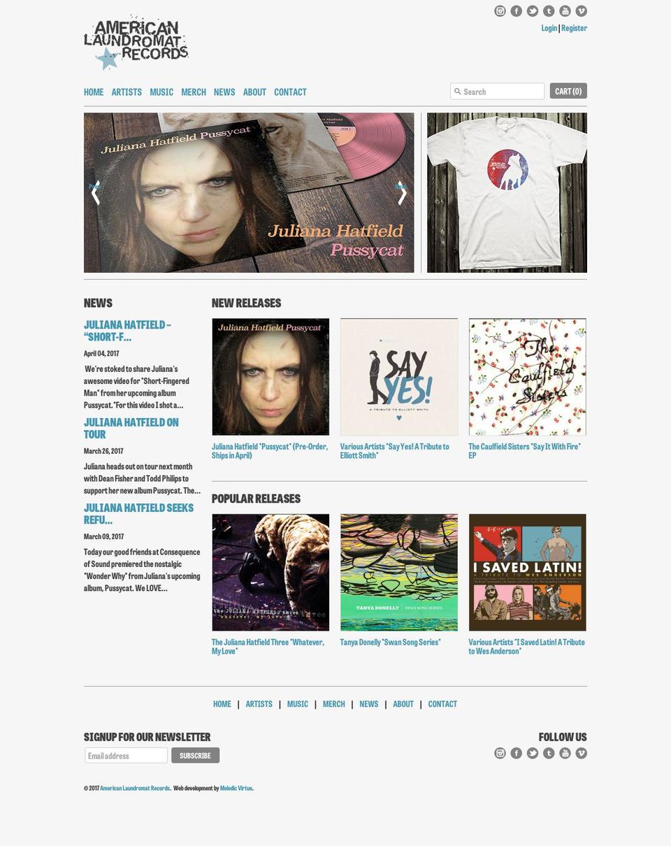 alr-music.com shopify website screenshot